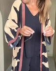 Charlotte Printed Cape Cardigan