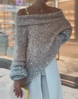 Miami Night Sequin Sweater