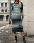 Irina Striped Knit Dress