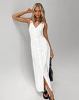 Emily White Linen Dress