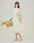 Vanessa Mint French Dress