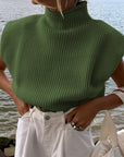 Ines Sleeveless Turtleneck Sweater