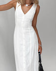 Emily White Linen Dress