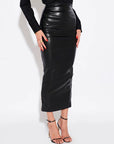 Emma Draped Pencil Skirt