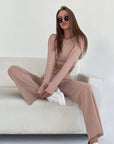 Stella Striped Pajama Set