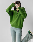 Fiona Quarter Zip Sweater