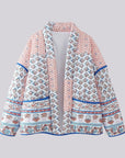 Chloe Printing Lapel Cotton Jacket