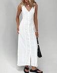 Emily White Linen Dress