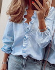 Tessa Ruffle Blouse