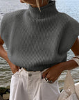 Ines Sleeveless Turtleneck Sweater