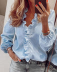 Tessa Ruffle Blouse