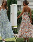 Rose Floral Maxi Dress