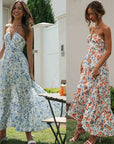 Rose Floral Maxi Dress