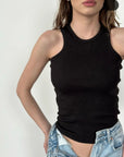 Eloise Sleeveless Cotton Tank Top