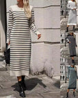 Irina Striped Knit Dress