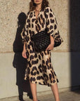 Emma Leopard Dress