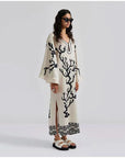 Chloe Printed Long Sleeve Dress