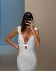 Miranda Crochet Beach Dress