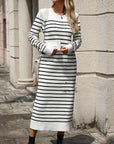 Irina Striped Knit Dress