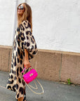 Emma Leopard Dress