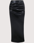 Emma Draped Pencil Skirt